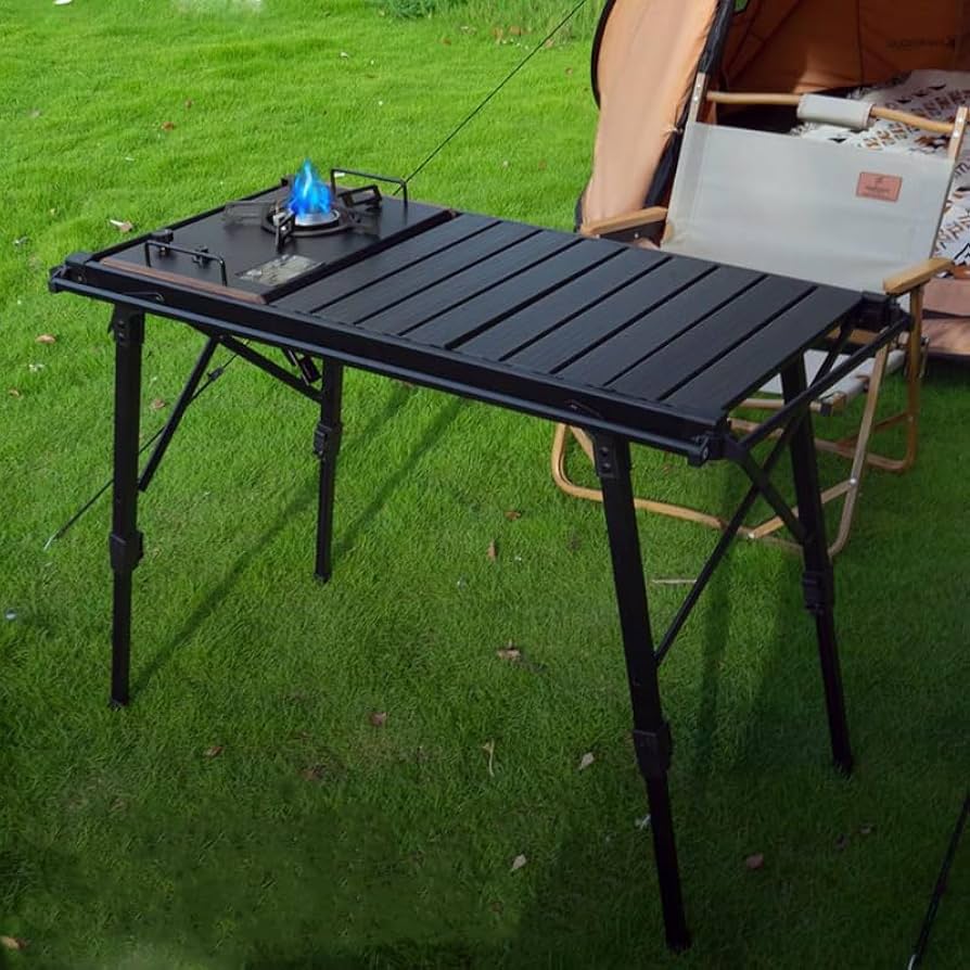 Amazon.co.jp: CHANODUG OUTDOOR フォールディング IGTテーブル アルミ