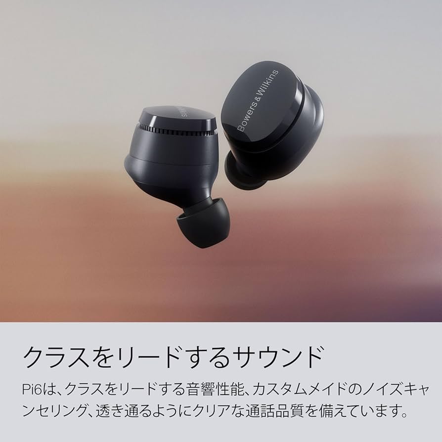 Amazon.co.jp: 【Bowers & Wilkins】 Pi6 (ストーム・グレー) 完全