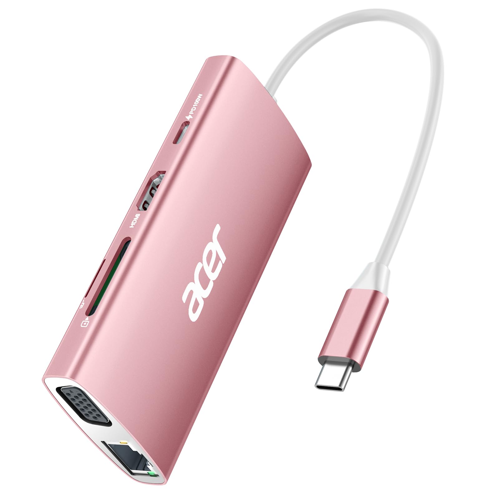 Amazon | Acer USB C ハブ 4k HDMI 9-in-1(Dual Display) USB C