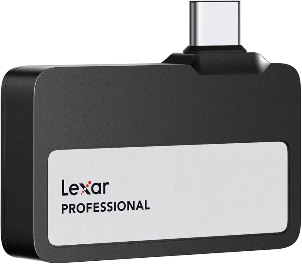 Amazon | Lexar Professional Go Portable SSD SL400 1TB Silver Apple