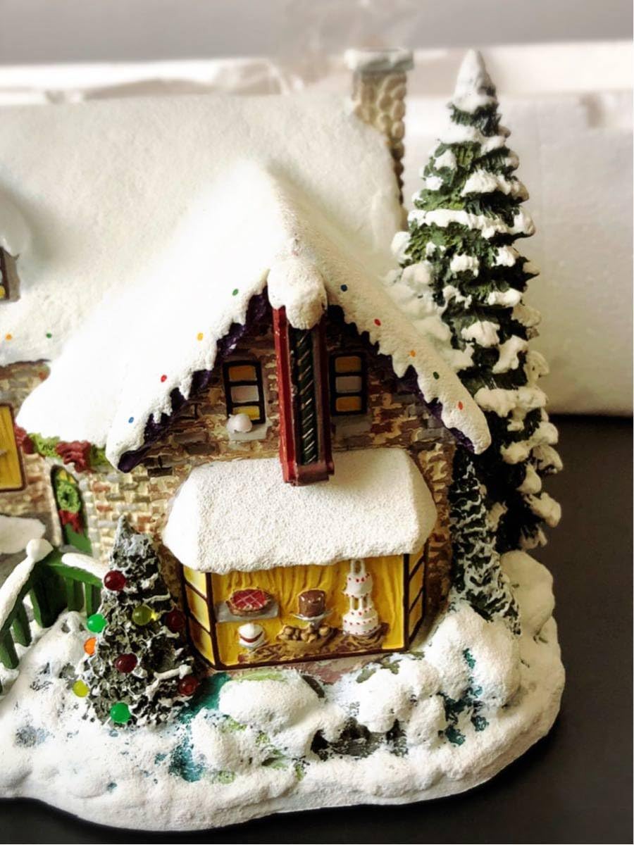 Amazon.co.jp: トーマスキンケード クリスマス ベーカリー ジオラマ