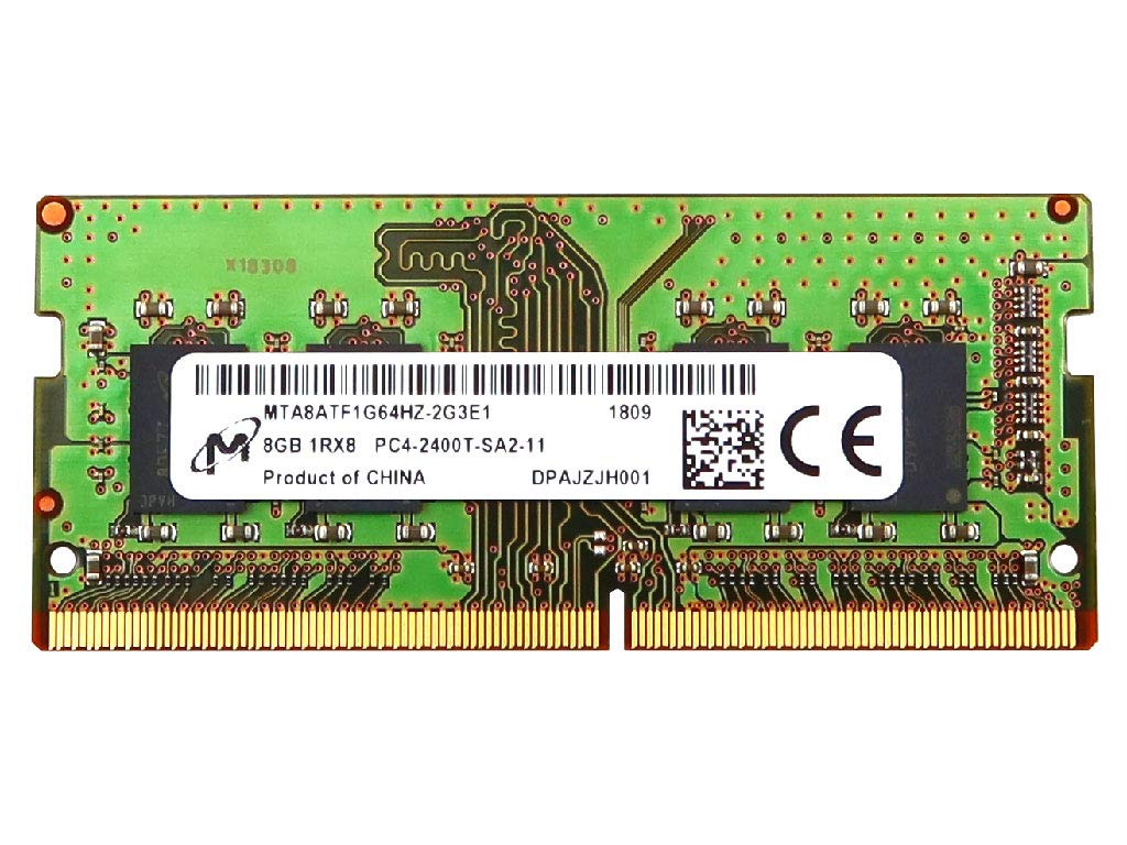 MTA8ATF1G64HZ 8GB 1Rx8 DDR4 SO-DIMM PC4-19200 2400MHz 260-Pin Non