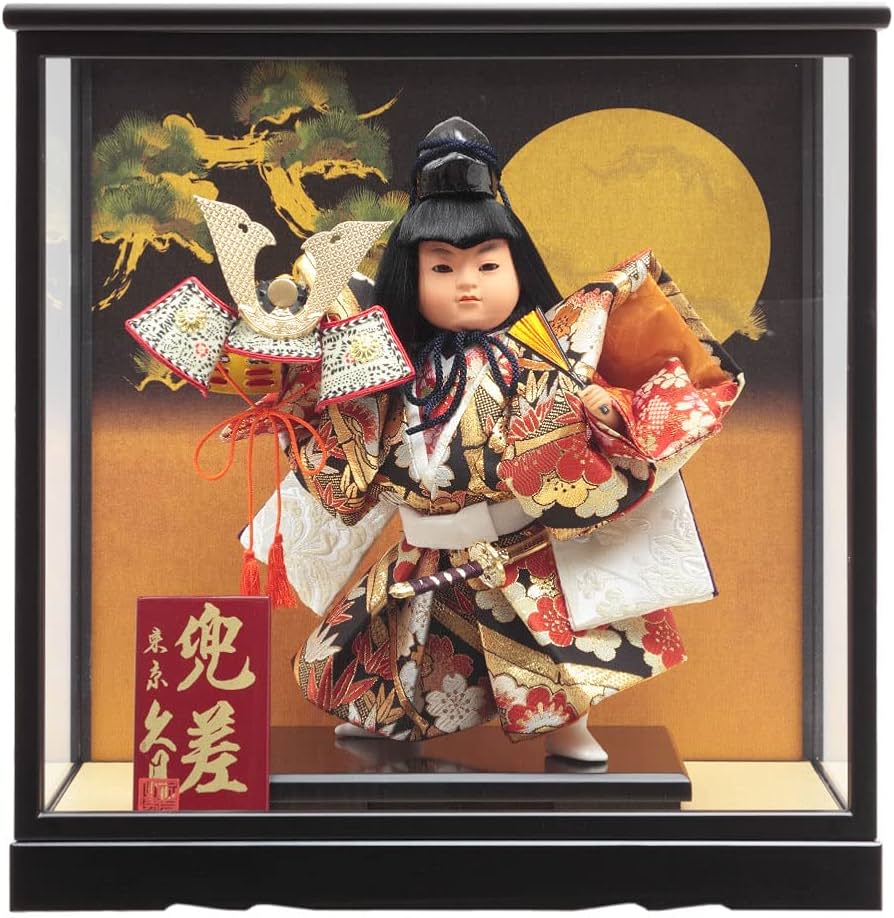 Amazon | 久月official 五月人形 武者人形ケース飾り 兜差 3G-M23-Z