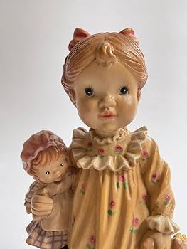 Amazon | ビンテージ ANRI アンリ 木彫り人形 サラ ケイ Nightie Night