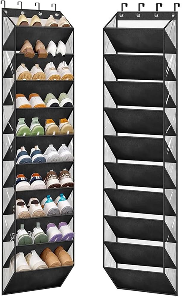 Amazon｜靴 収納 ウォールポケット 壁掛け 省スペース ドア掛け