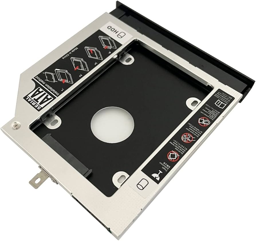 Amazon.com: 2nd HDD SSD Hard Drive Optical Frame Caddy Tray for