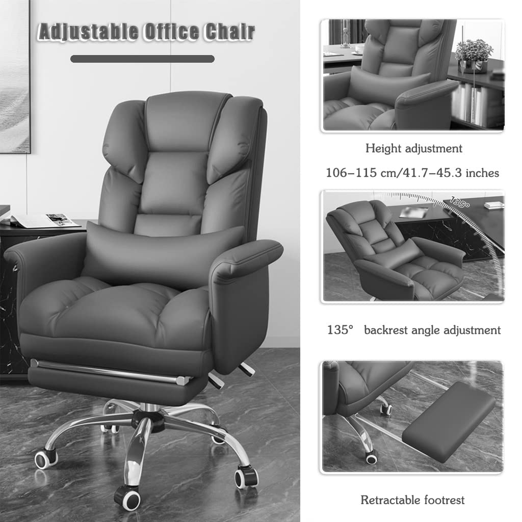 Amazon.co.jp: 社長椅子 ハイバック 調節可能なオフィス デスクチェア