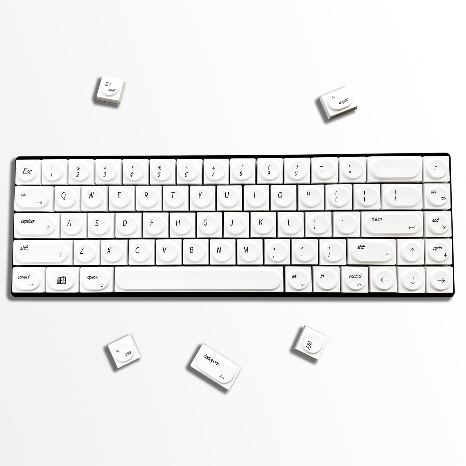 Amazon | 積み木玩具風PBT Wootingアップルメカニカルキーボードキー