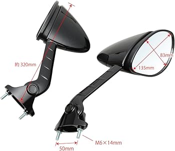 Amazon | BigOne ZX-14R ZZR1400 カウル ミラー 左右セット 純正タイプ