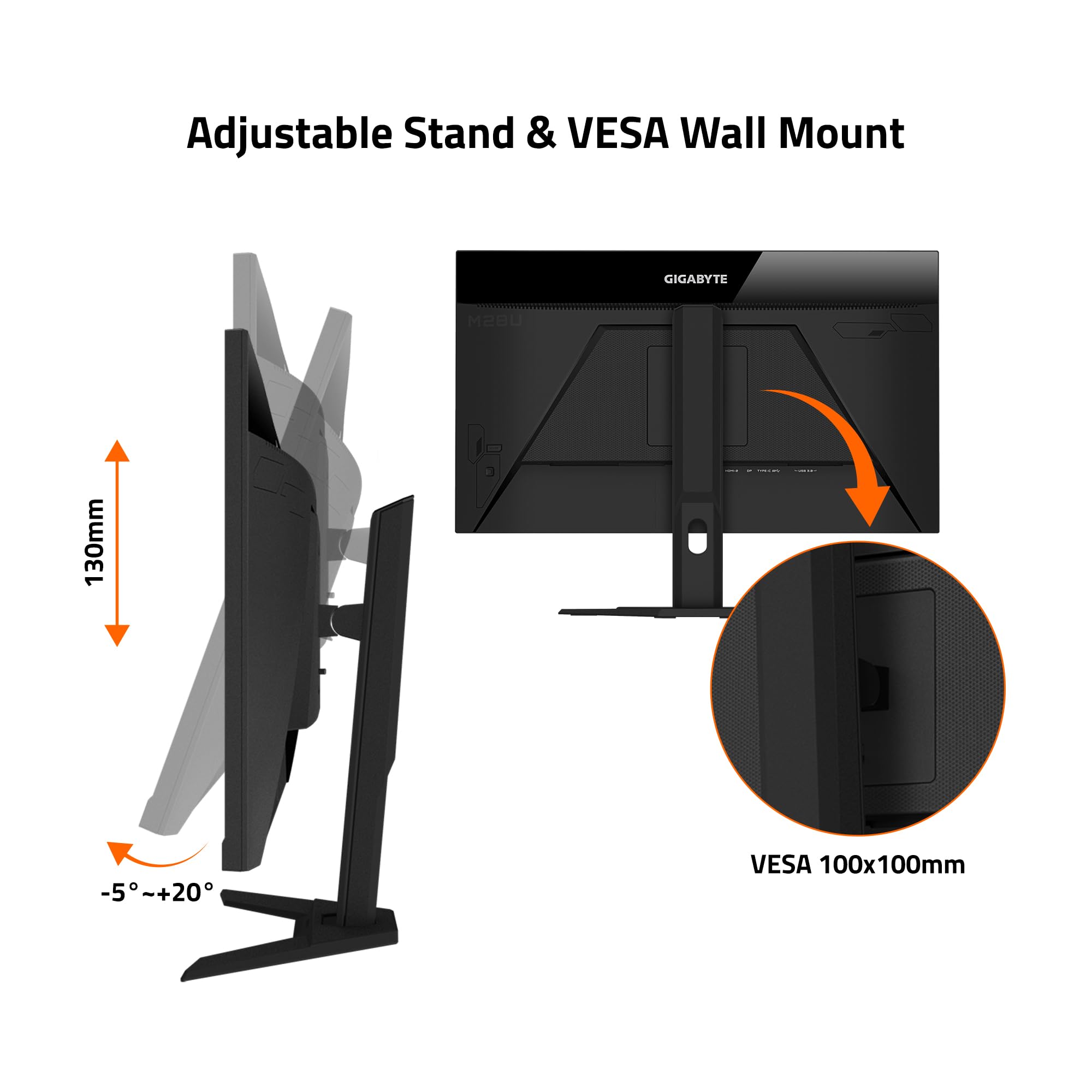 Amazon.co.jp: Gigabyte M28U 28インチ 144Hz ゲーミングモニター 3840