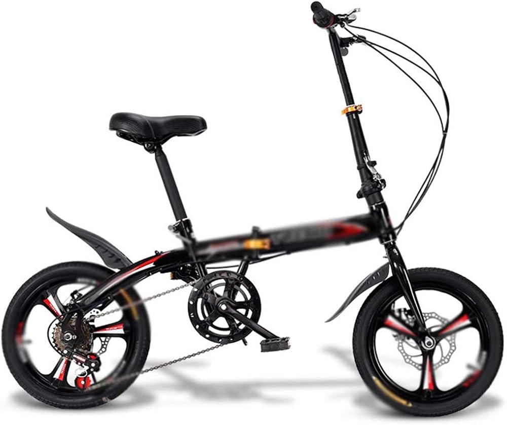 Amazon | 16インチ折りたたみ自転車ミニ超軽量ポータブル可変速