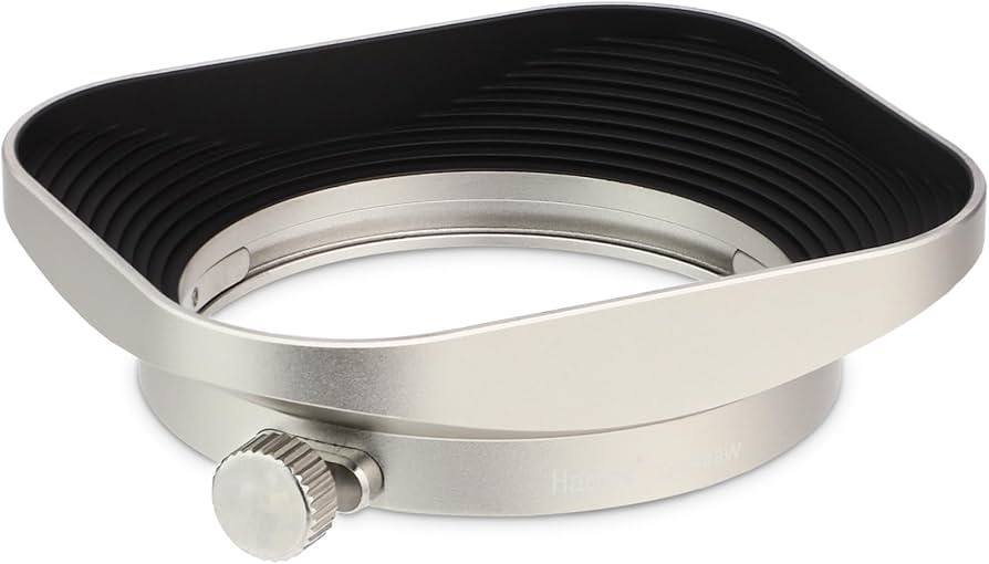Amazon.com : Haoge LH-F48W Square Metal Lens Hood Shade for