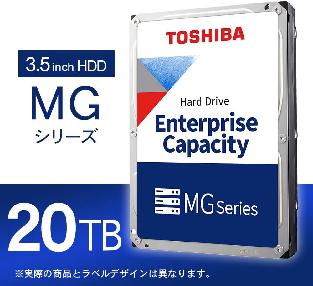 Amazon | 東芝 3.5インチ HDD 20TB PC サーバー ビジネス 向け 内蔵型