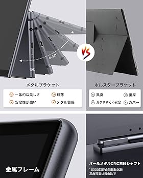 Amazon.co.jp: モバイルモニター 15.6インチ 4k モバイルディスプレイ