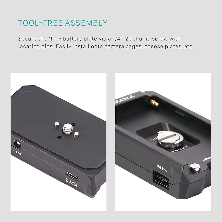 Amazon.com: Tilta F970 Battery Plate V2 - Black | Universal | Anti