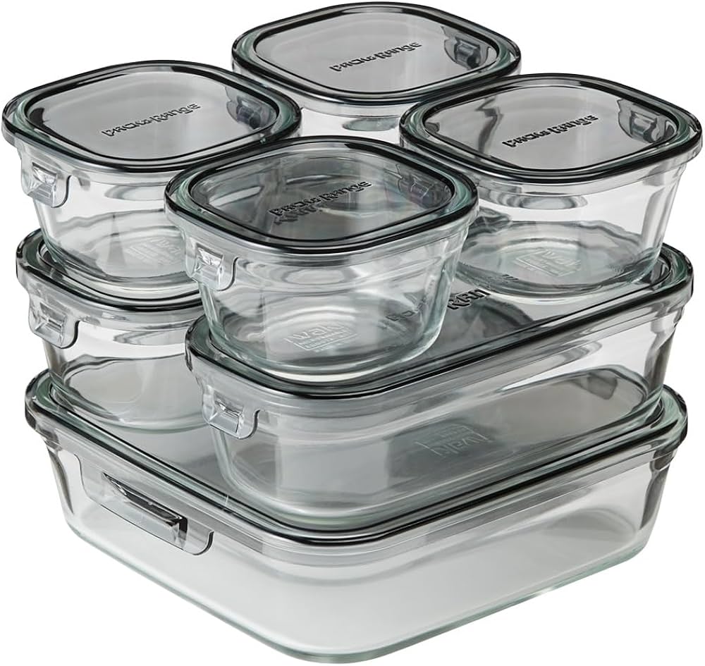 Amazon｜iwaki 耐熱ガラス保存容器 7点セット パックアンドレンジ