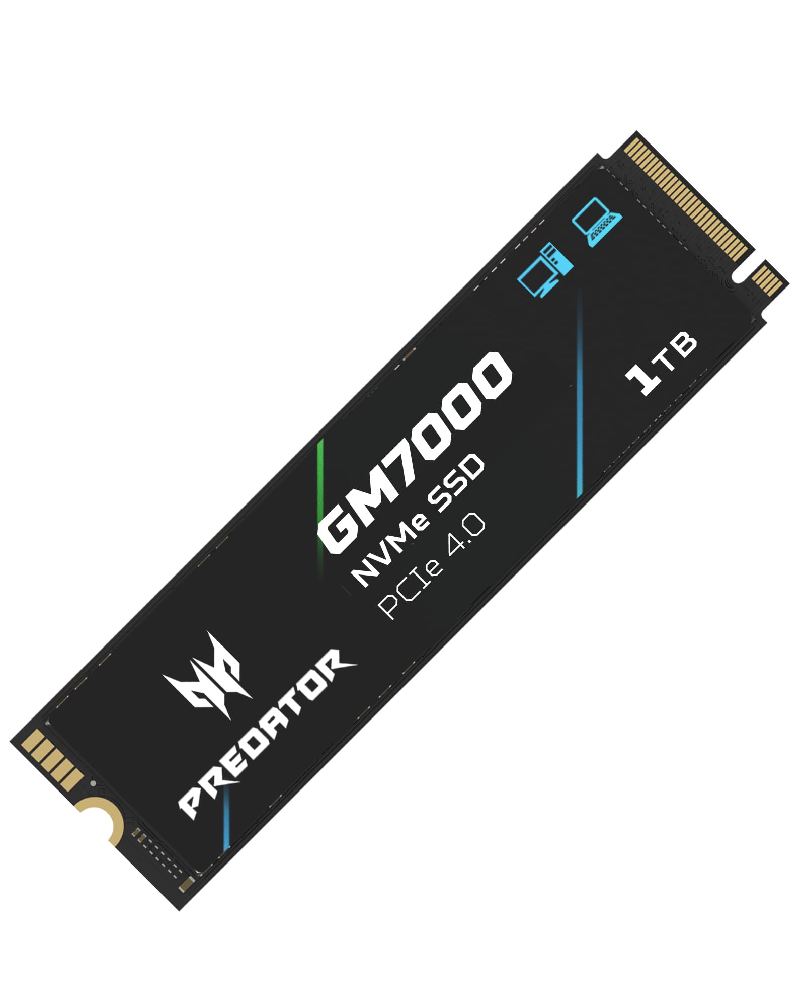 Amazon | Acer Predator M.2 SSD 1TB GM7000 DRAMキャッシュ搭載 NVMe