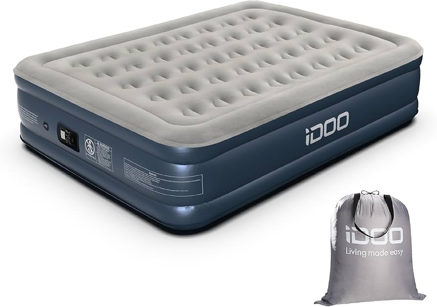 Amazon.co.jp: iDOO エアーベッド エアマット ダブルサイズ エアベッド