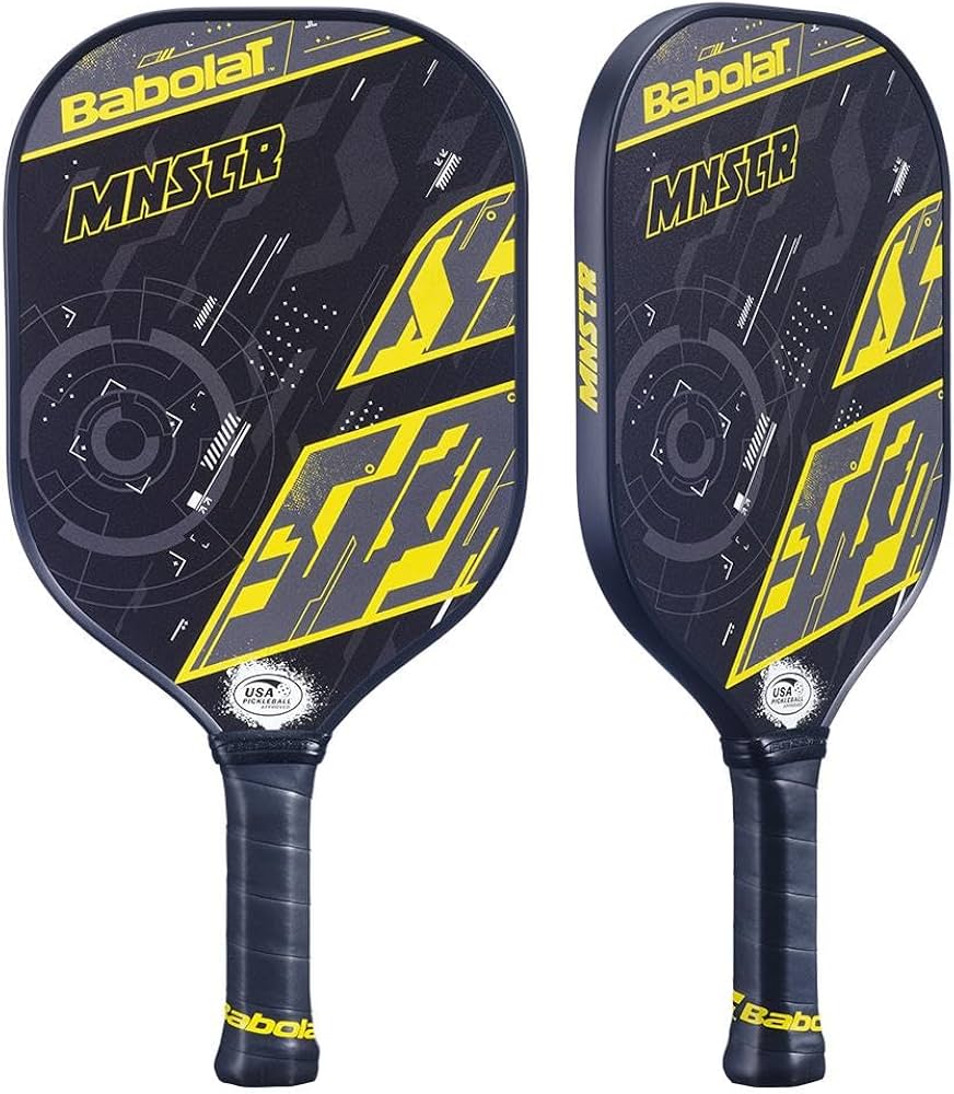 Amazon | Babolat MNSTR ピックルボールパドル (ブラック/イエロー