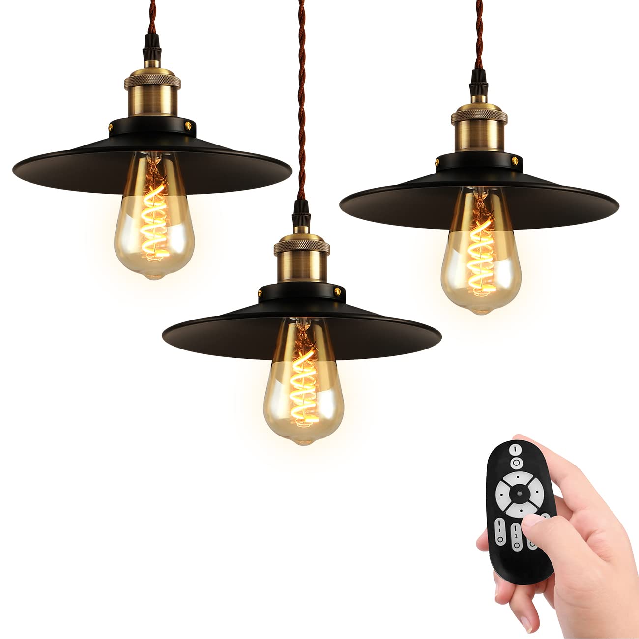 Amazon.co.jp : PNRLUX ペンダントライト 3個セット ダクトレール式