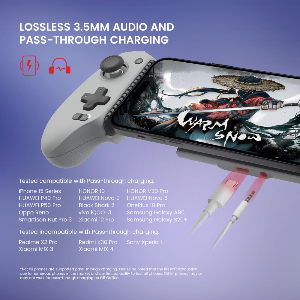 GameSir G8 Galileo mobiele gamecontroller (USB-C) - Universele