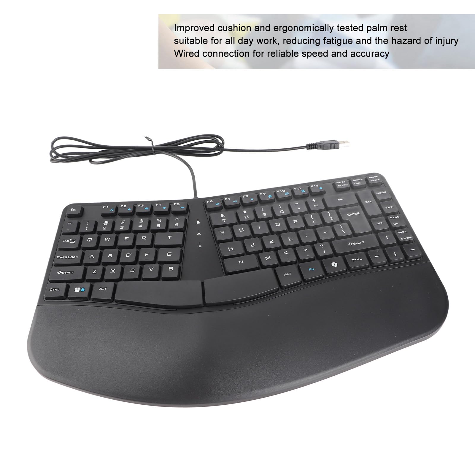 Amazon | Acogedor エルゴノミクスキーボード USB有線分割キーボード