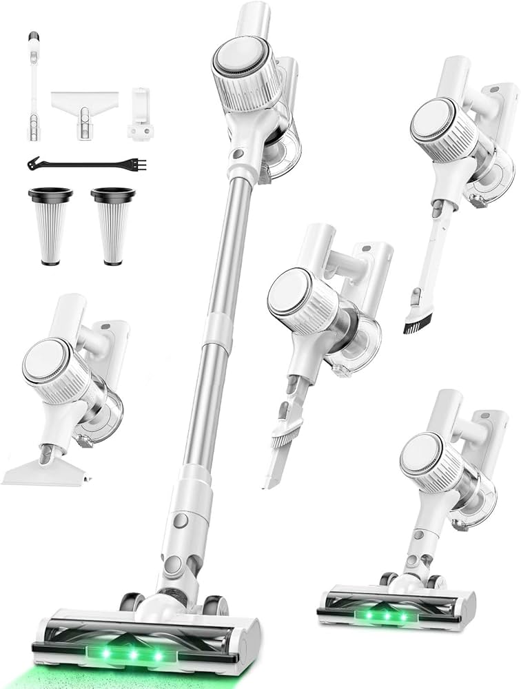 Amazon | 掃除機 コードレス【2025革新モデル 50000pa強力吸引& LED