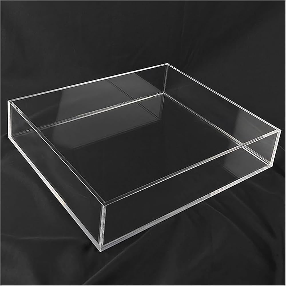 Amazon.co.jp: クリアディスプレイショーケース、アクリル透明浅い水