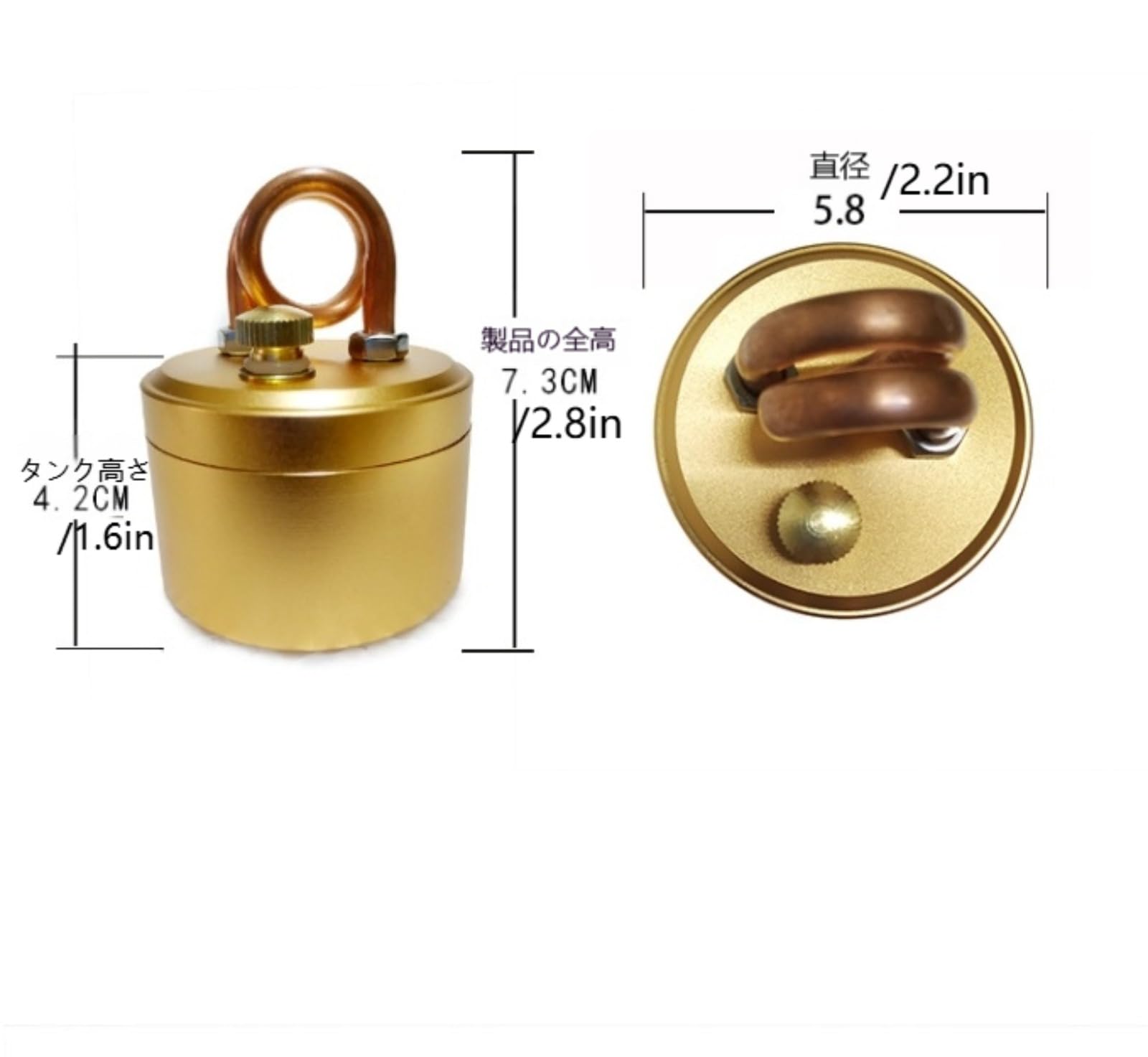 Amazon | アルコールストーブ パイトーチ型 超火力 双環構造