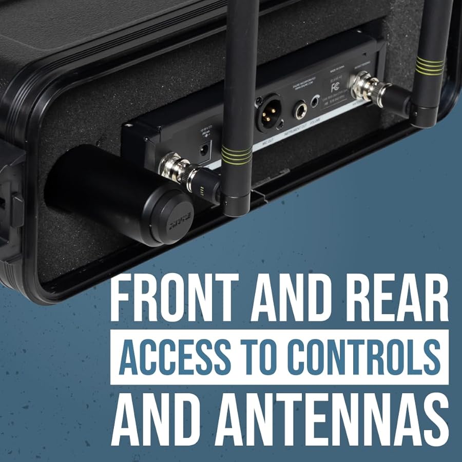 Amazon | Shure by Gator キャリングケース ワイヤレスシステム用 1