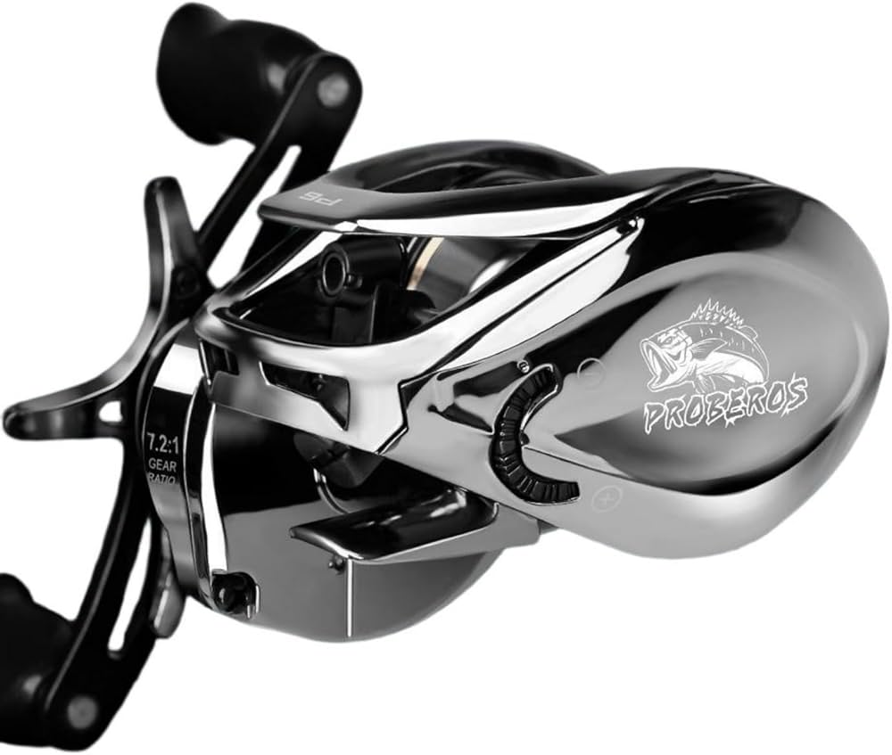 Amazon | ベイトリール 遠投 7.2:1 防バックラッシュ設計 5+1BB ドラグ