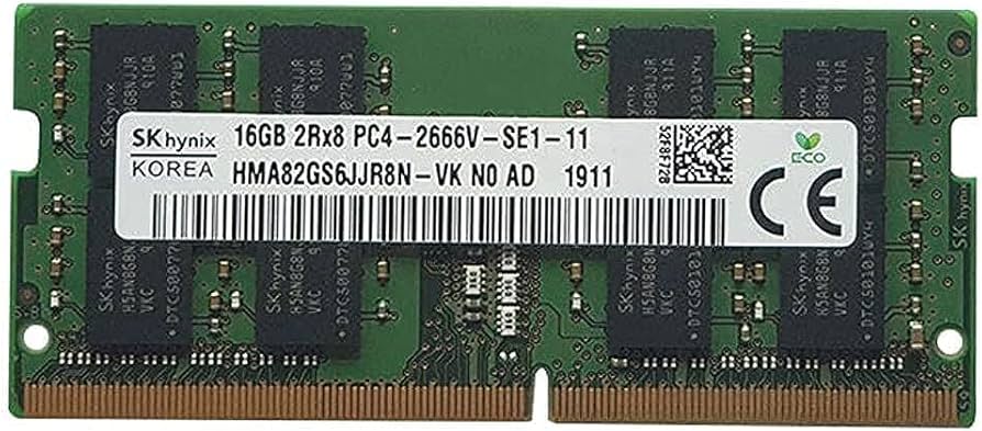 Amazon.co.jp: Hynix 16GB DDR4 PC4-21300 2666MHz 260ピンSO-DIMM RAM