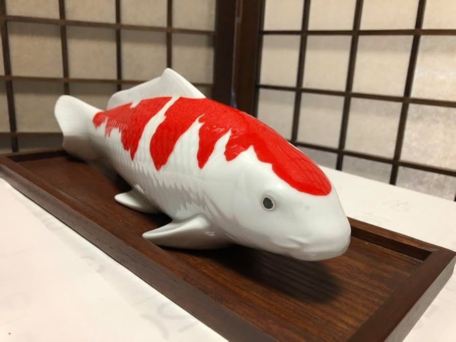 Amazon.co.jp: 錦鯉の置物（有田焼） : ホーム＆キッチン