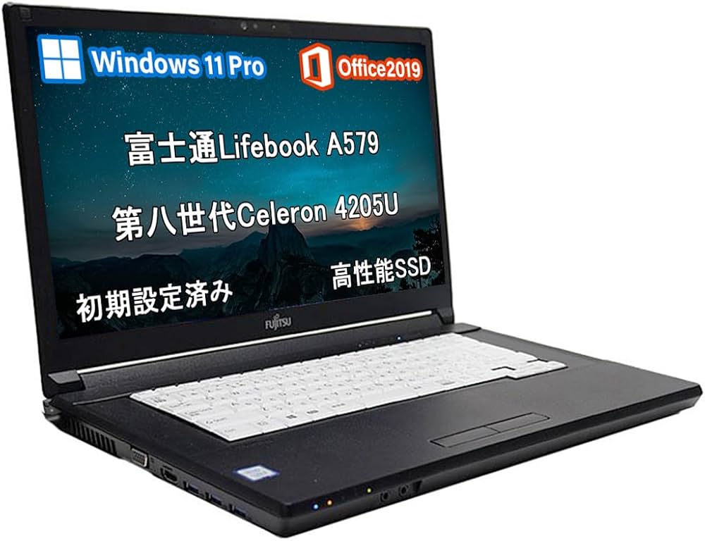 Amazon.co.jp: 【整備済み品】ノートパソコン A579/Celeron 4205U