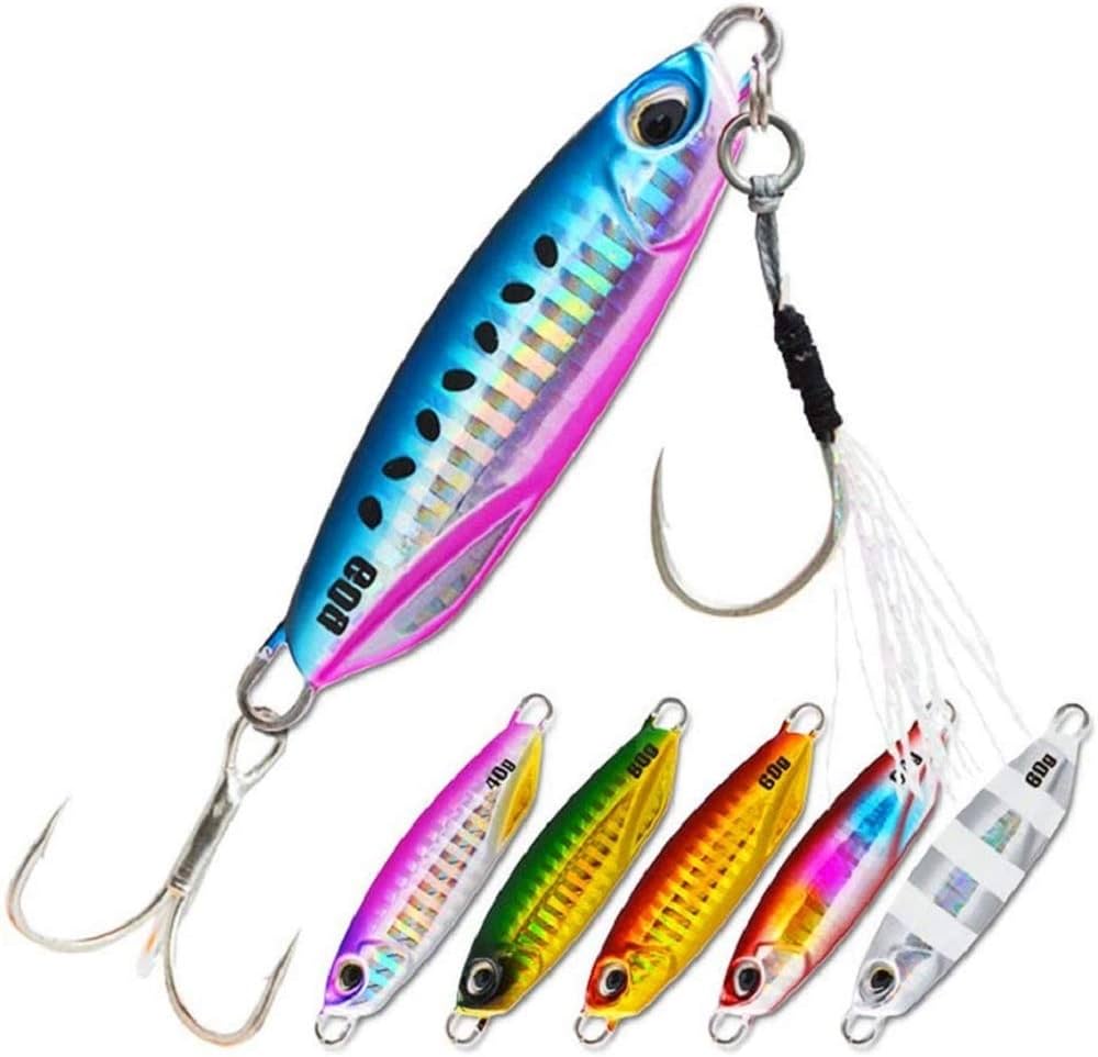 Amazon.co.jp: [青嵐ルアー] メタルジグ セット 20g 30g 40g 60g 飛