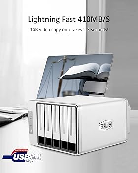 Amazon.co.jp: TERRAMASTER テラマスター D5-300C 5ベイH DDケースR