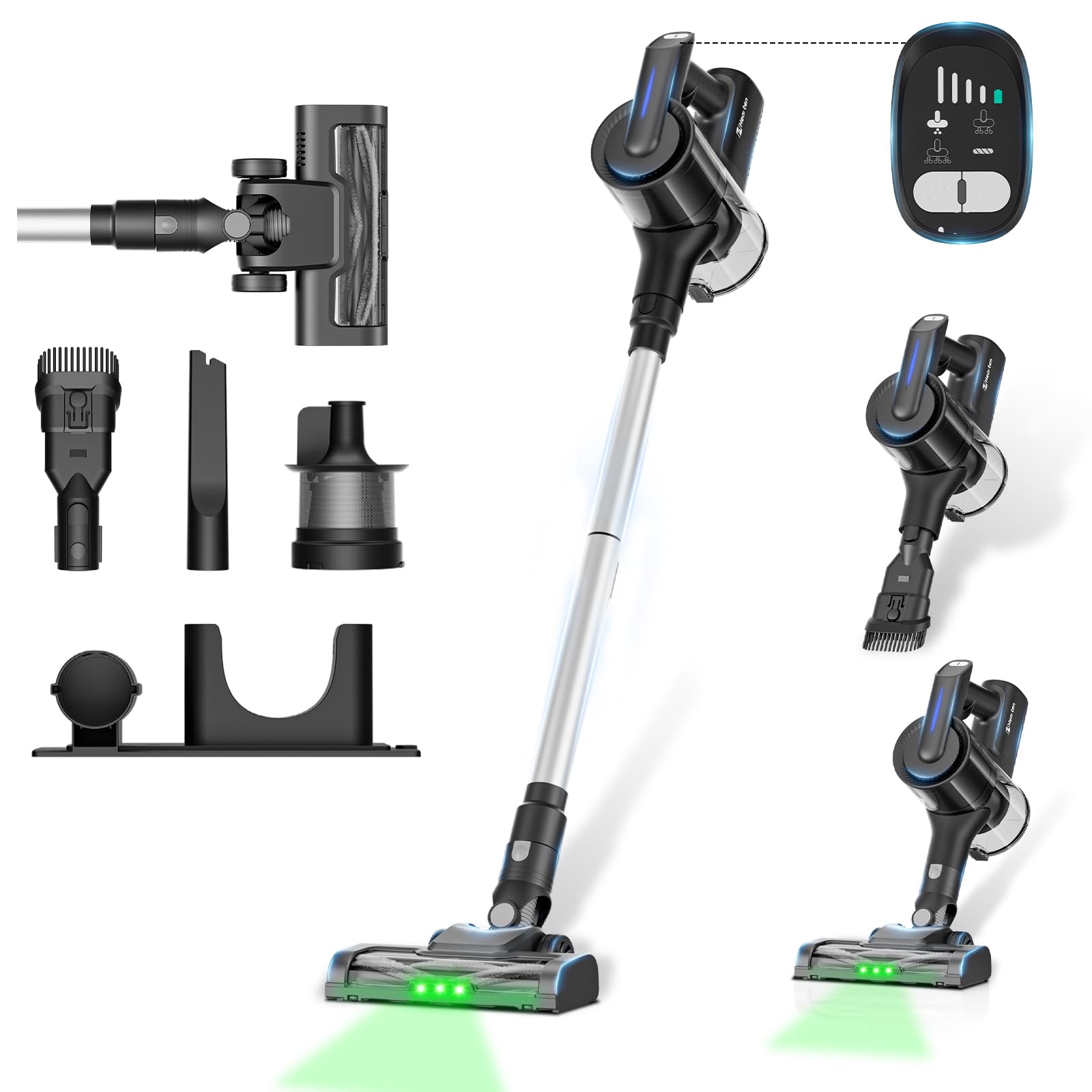 Amazon | コードレス掃除機 2025新登場 大容量バッテリー付き