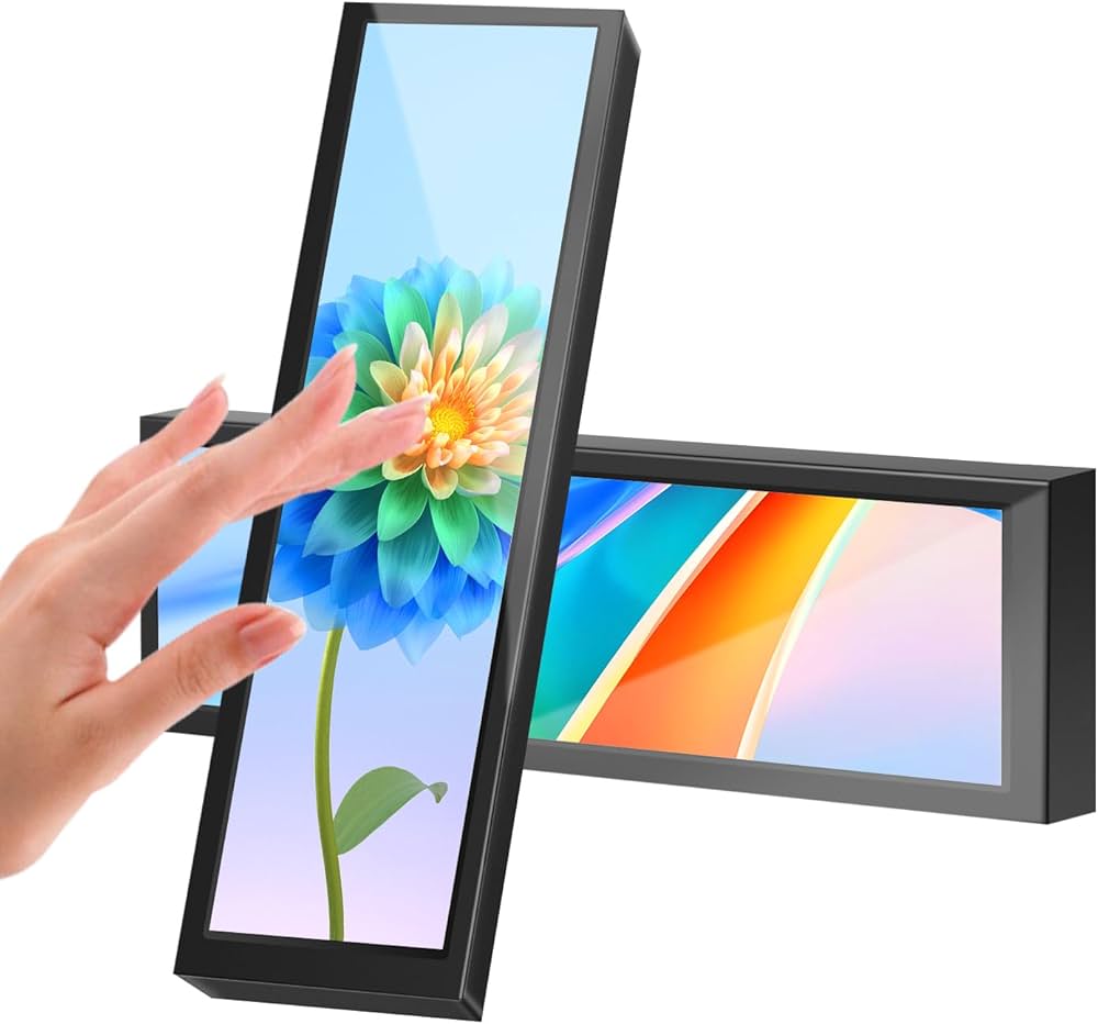 Amazon.co.jp: 8.8インチ小型タッチパネルモバイルモニター、FHD