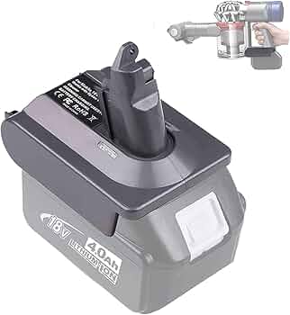 Amazon.co.jp: ダイソンV6掃除機用V6バッテリーアダプター、ダイソンV6