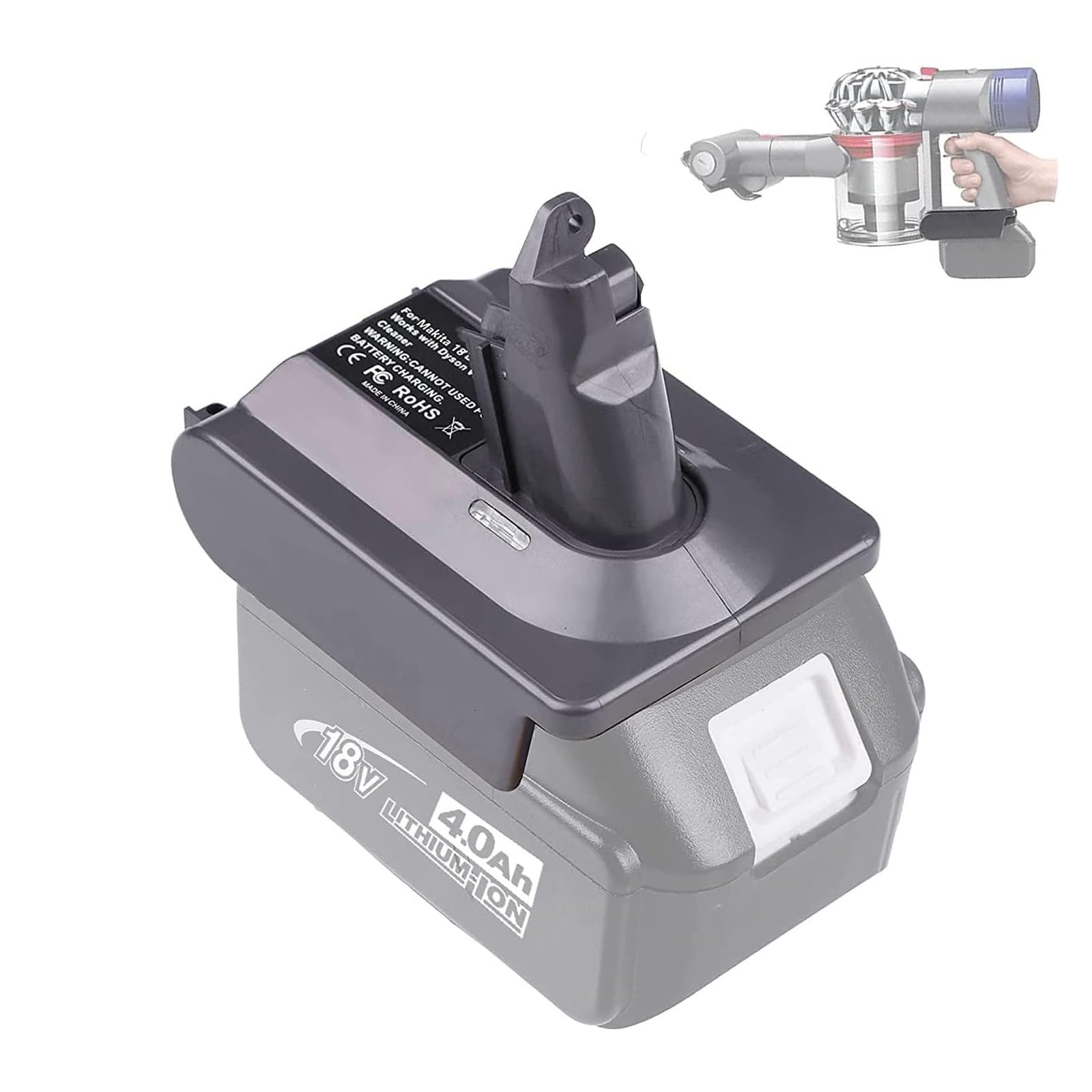 Amazon.co.jp: ダイソンV6掃除機用V6バッテリーアダプター、ダイソンV6