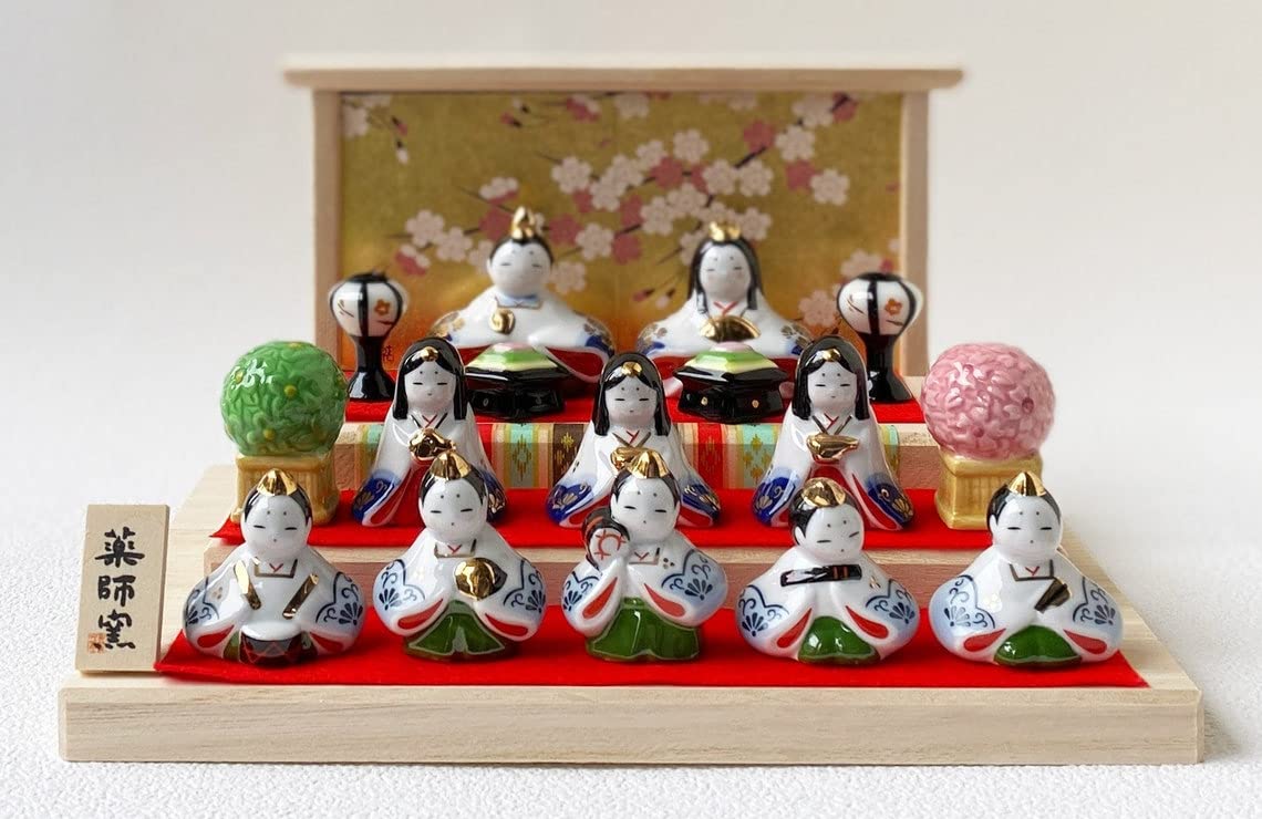 Amazon.com: Manekineko-Ai Hina Doll Ningyo Japanese Pottery Doll