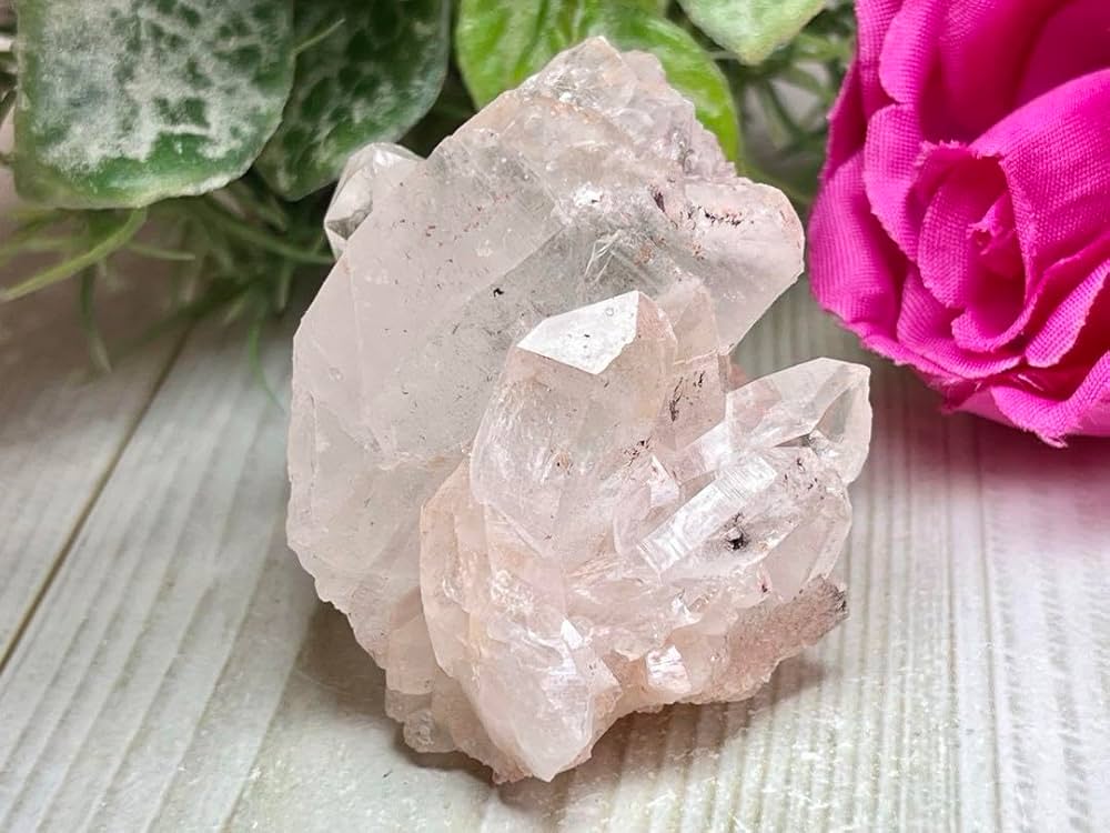 Amazon.co.jp: セルフヒールド ヒマラヤ マニカラン産 ピンク水晶