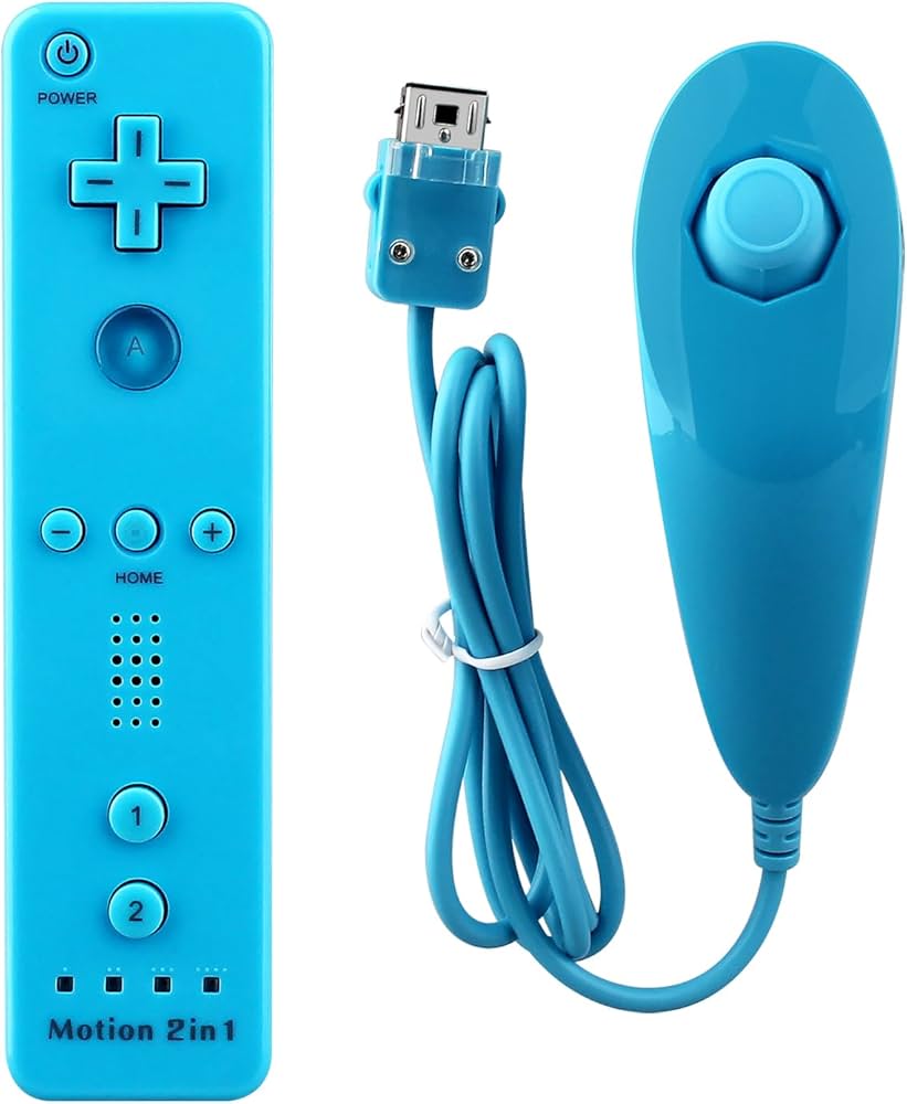 Amazon | OSTENT 2 in 1 リモコン モーションプラス + ヌンチャク内蔵