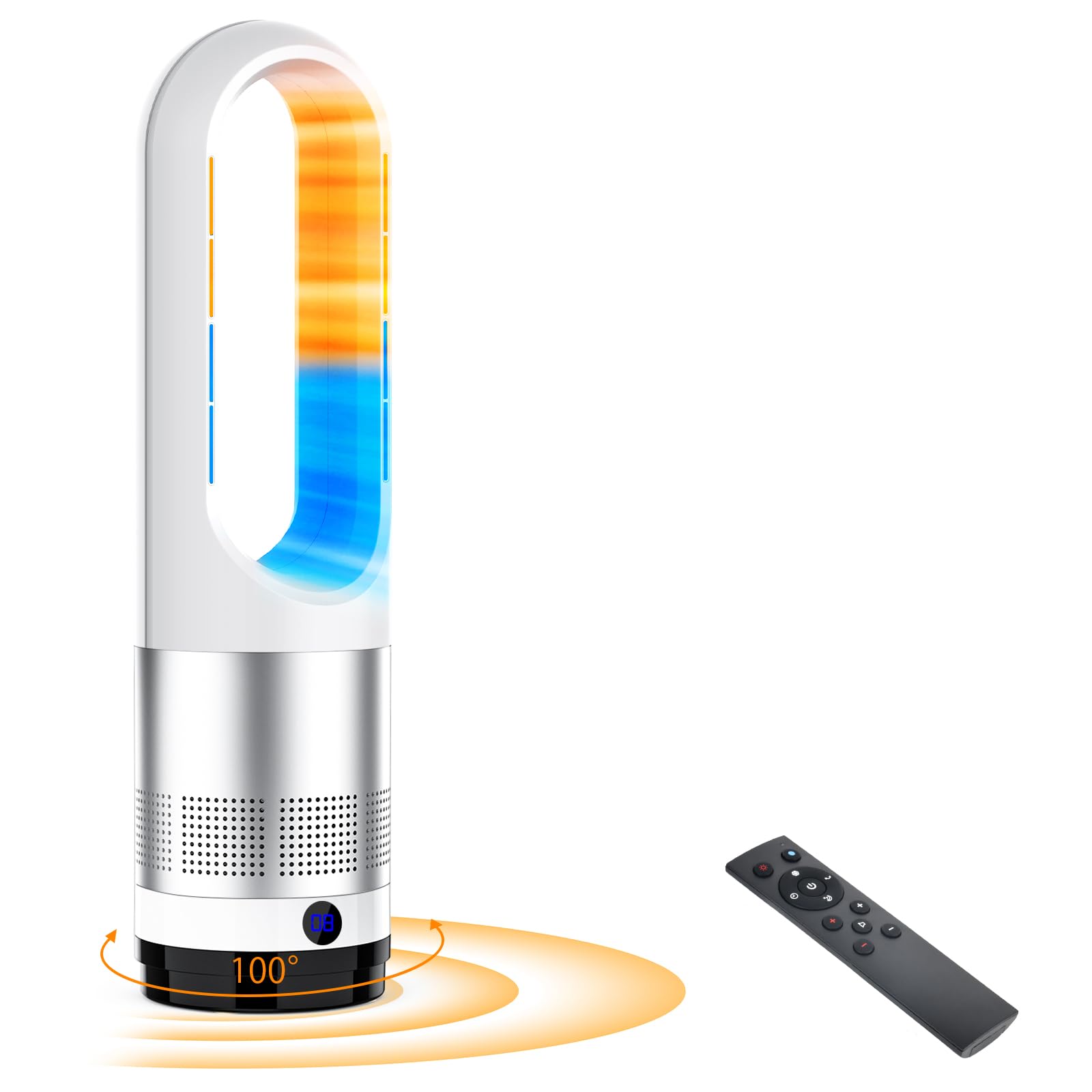 Amazon.co.jp : セラミックヒーター 【2026新定番・泠暖兼用・羽根なし