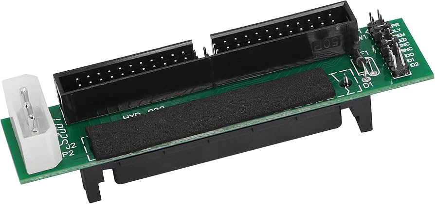 Amazon.co.jp: CERRXIAN SCSI SCA 80ピンメスからIDE 50ピンオス
