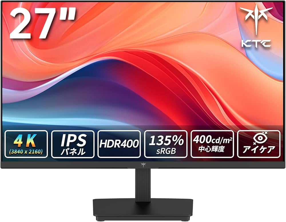 Amazon.co.jp: KTC 27インチ 4K UHDゲーミングモニター 3840x2160@60Hz