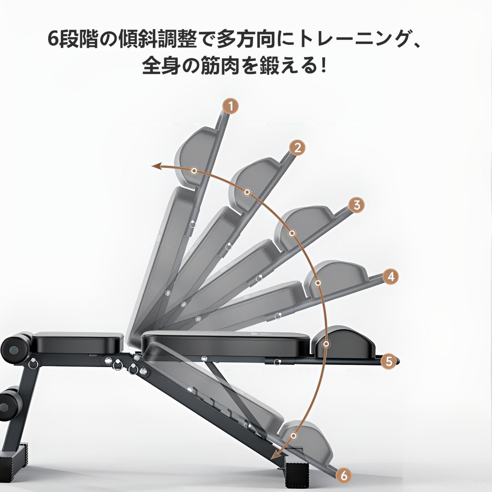 Amazon.co.jp: トレーニングベンチ 折りたたみ式 インクラインベンチ