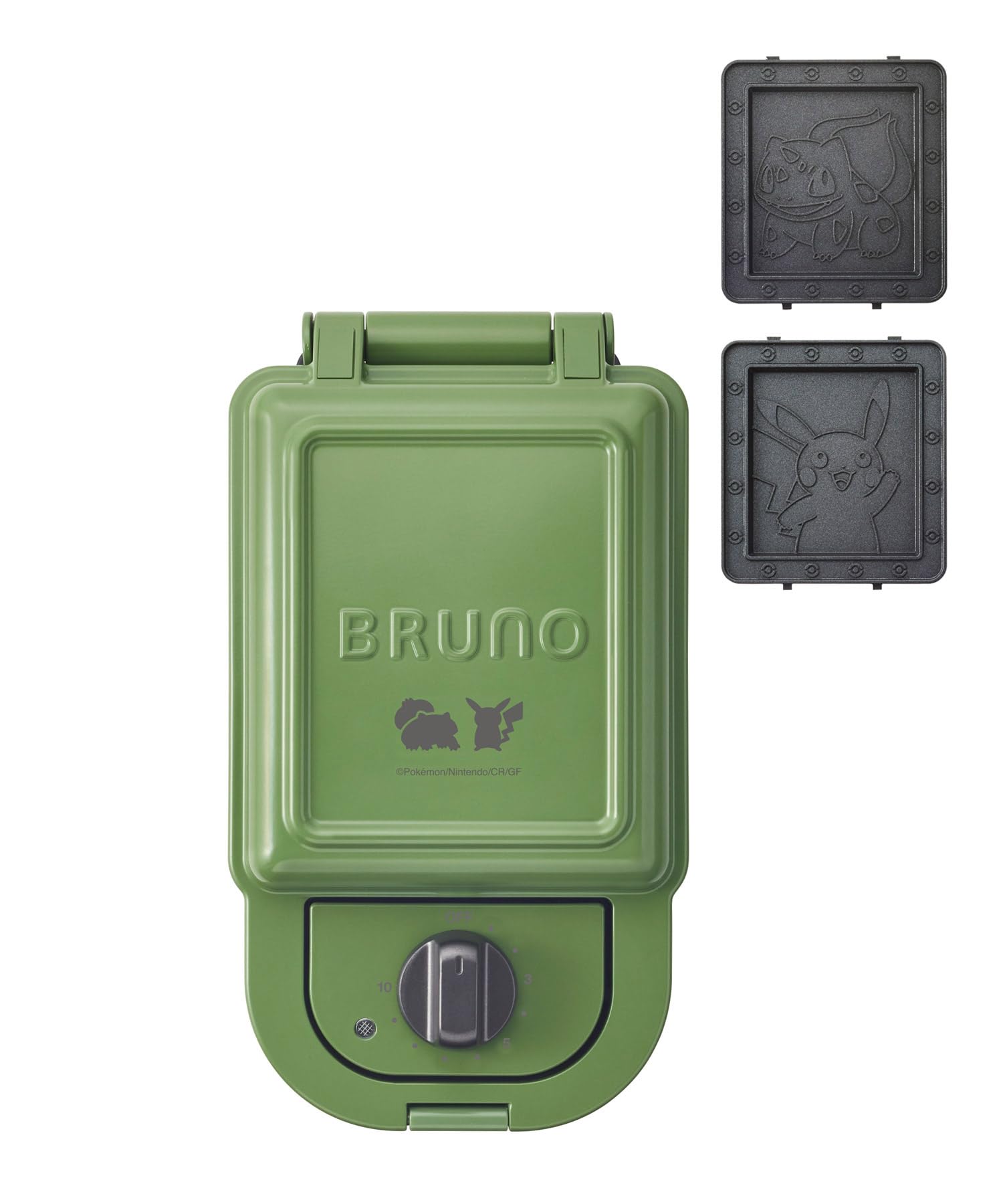 Amazon | BRUNO ポケモン ホットサンドメーカー シングル 電気 耳まで