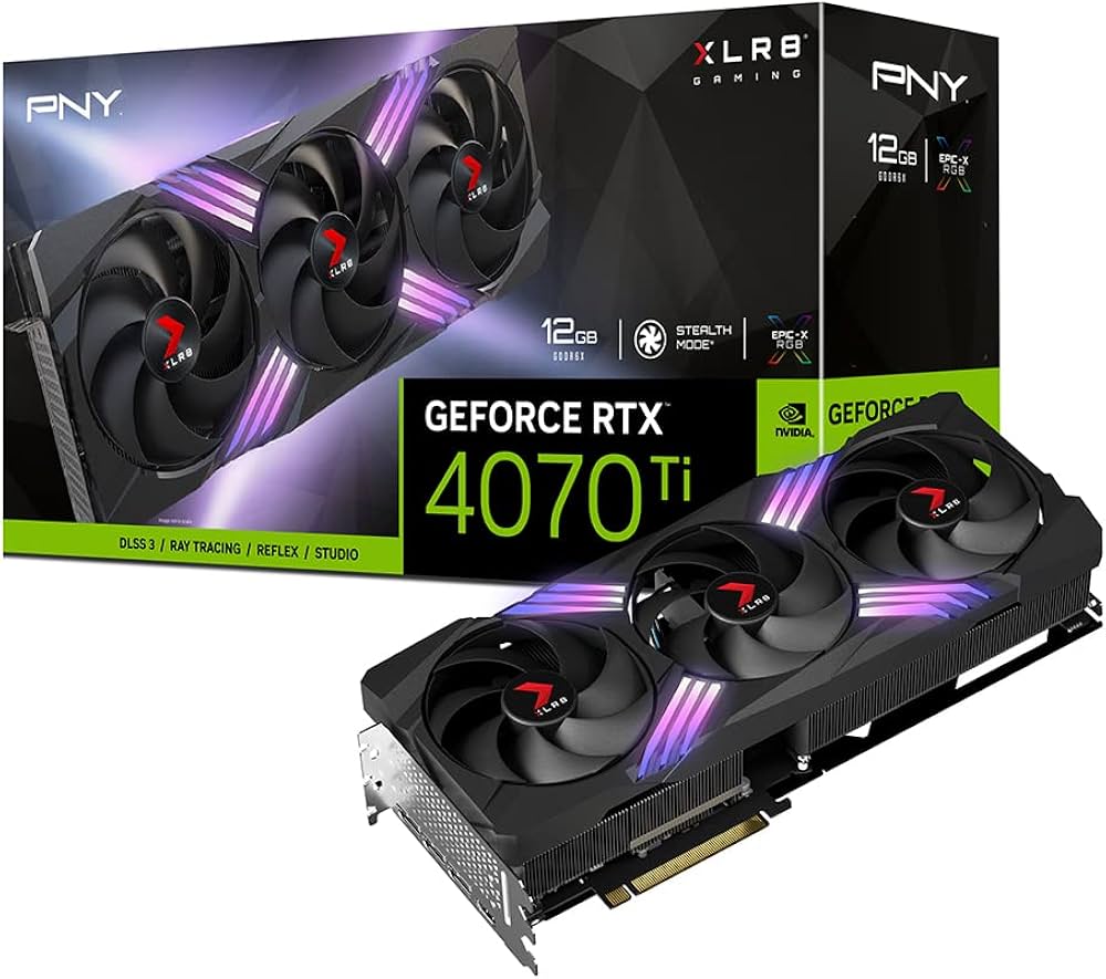 Amazon | PNY GEFORCE RTX™ 4070Ti 12GB XLR8 ゲーミング VERTO EPIC-X