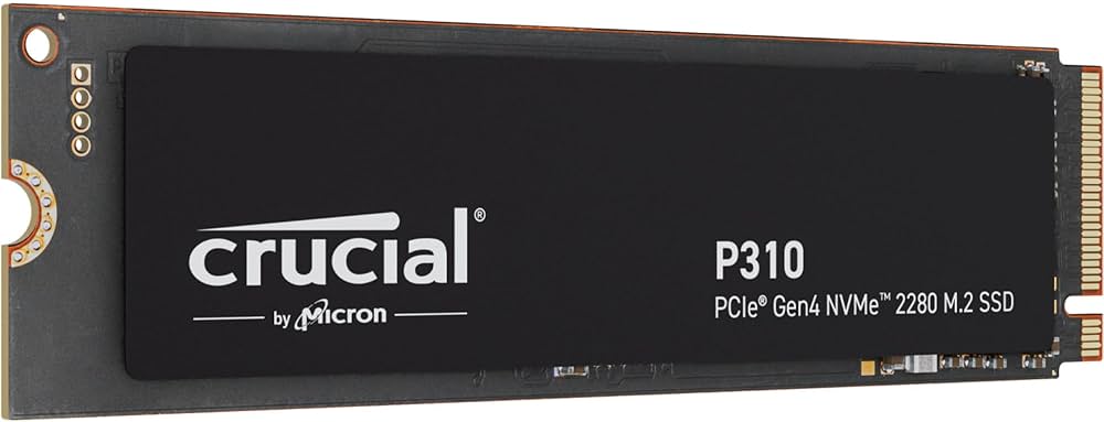 Amazon | Crucial P310 500GB 3D NAND NVMe PCle4.0 M.2 SSD 最大7,100